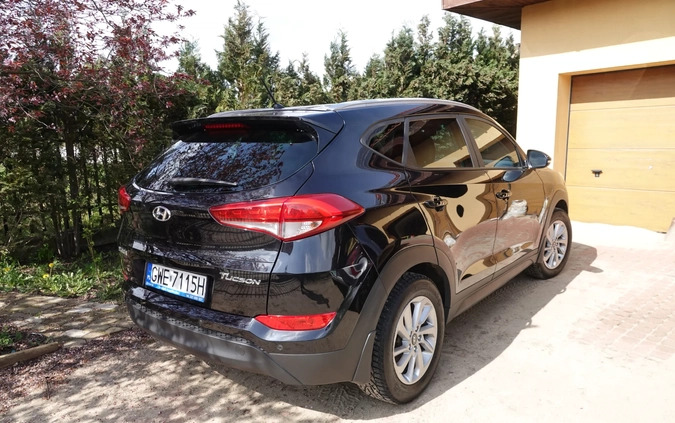 Hyundai Tucson cena 75000 przebieg: 124500, rok produkcji 2016 z Biała Rawska małe 137